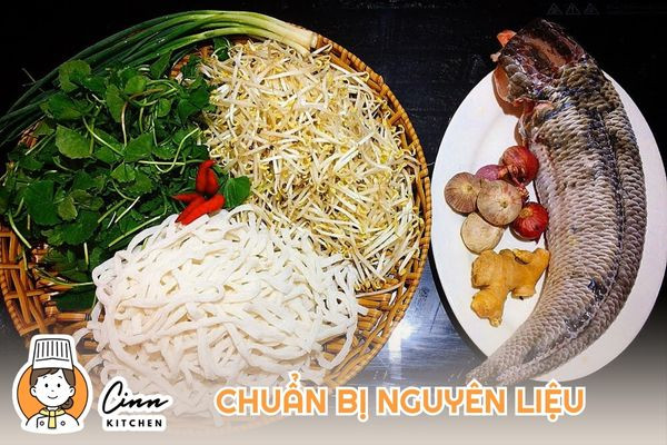 Chuẩn bị đầy đủ những nguyên liệu cần thiết trước khi nấu