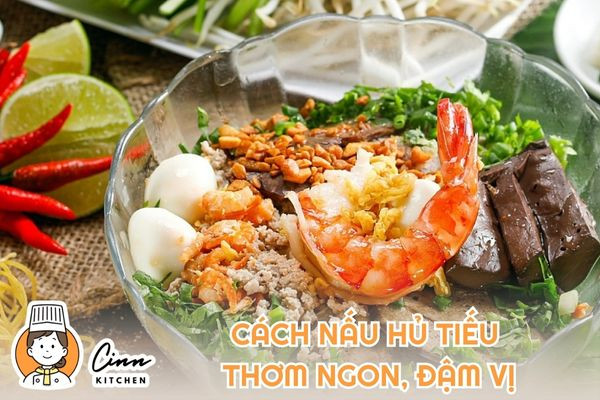 Các bước nấu hủ tiếu khá đơn giản